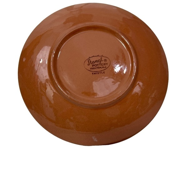 Stangl Pottery Thistle Pink Green 4 Cups Saucers Vintage. - Picture 9 of 9